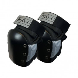 Ochraniacze kolan Boom Solid Black/Silver S
