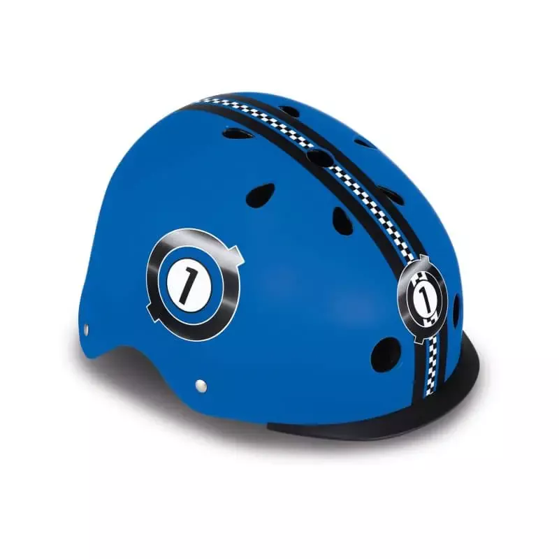 Kask Globber for Kids Elite Navy Blue Lights / Racing