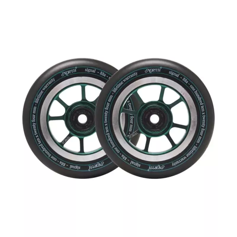 Koła North Signal Pro Scooter 2-Pack 30mm Forest Green