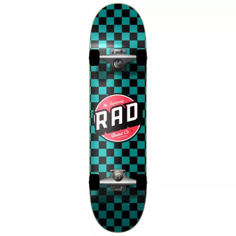 Deskorolka RAD Checkers Complete 7.25" Checkers Teal