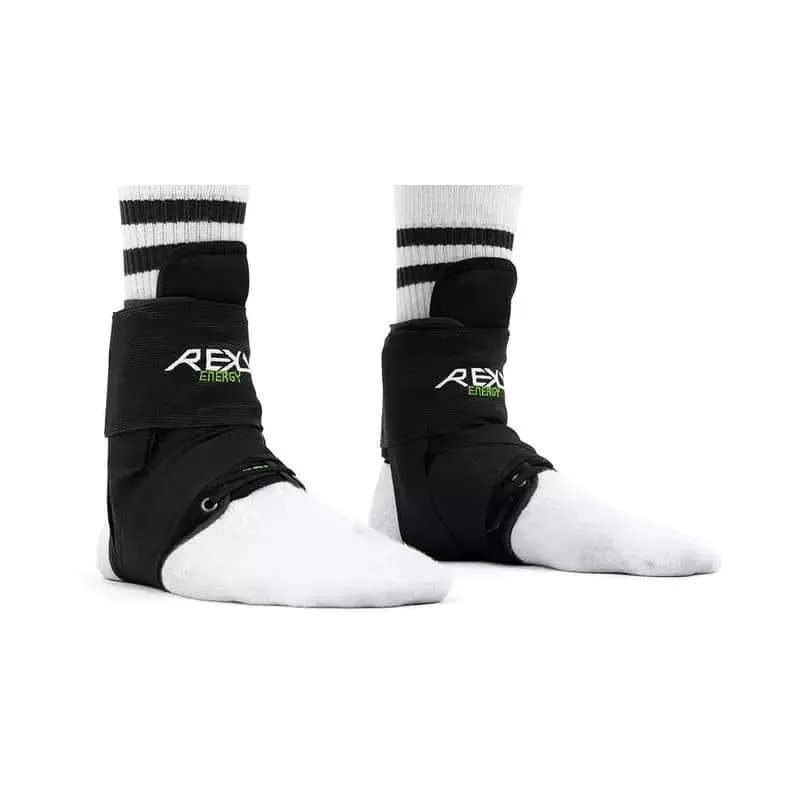 REKD Energy Covert Ankle Braces L/XL Black