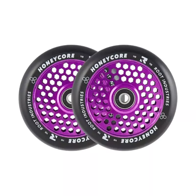 Koła Root Honeycore Black 2-pack Pro Scooter 110mm Purple