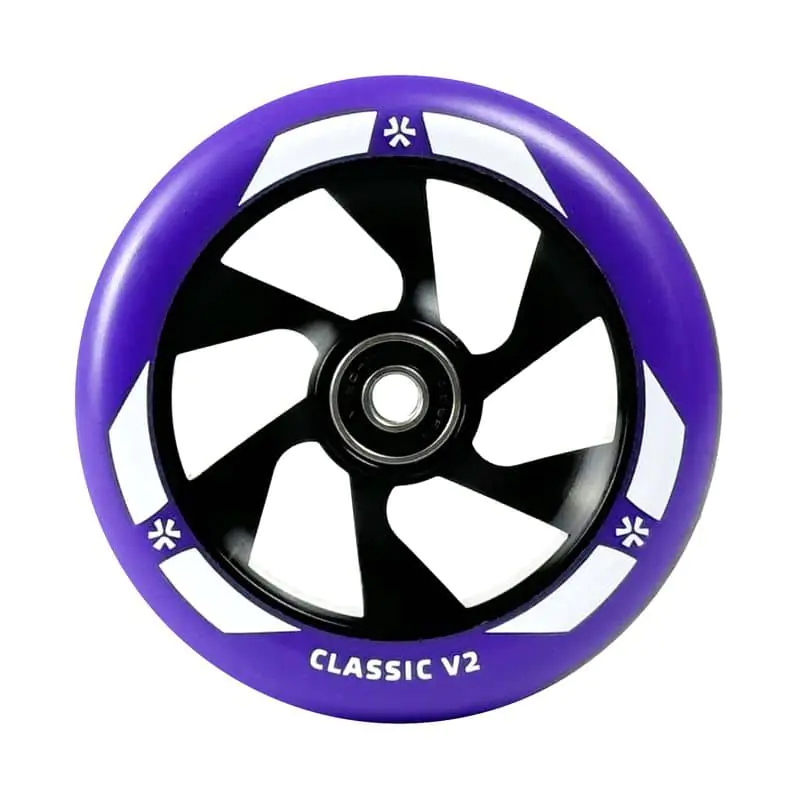 yunion.mb Union Classic V2 Pro Scooter Wheel 110mm Black/Polished Teal